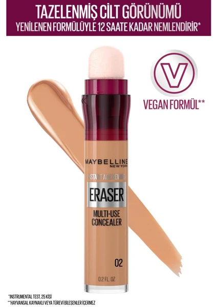 Maybelline Instant Anti Age Eraser Kapatıcı -02 Nude