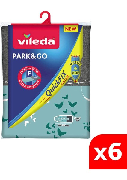 Park & Go Ütü Masası Kılıfı 6'lı Paket