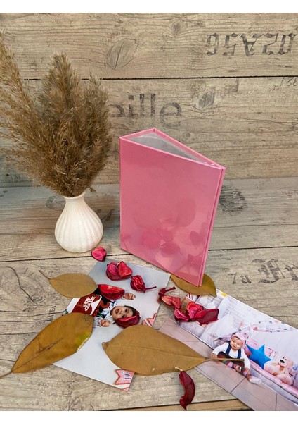 100LÜK 10 x 15 cm Fotoğraf Albümü Şeker Pembe