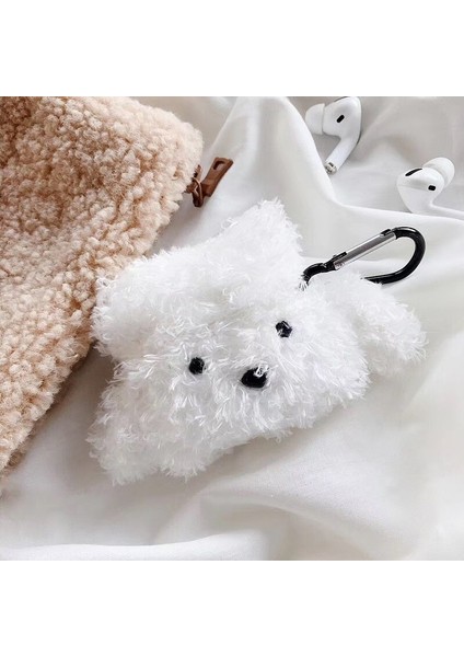 EX Beauty Apple Airpods Pro 3 Için Peluş Köpek Koruyucu Kılıf (Yurt Dışından)