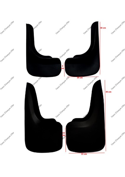 Peugeot Rifter 4lü Paçalık, Çamurluk, Tozluk PEU0BX020 fiyatları