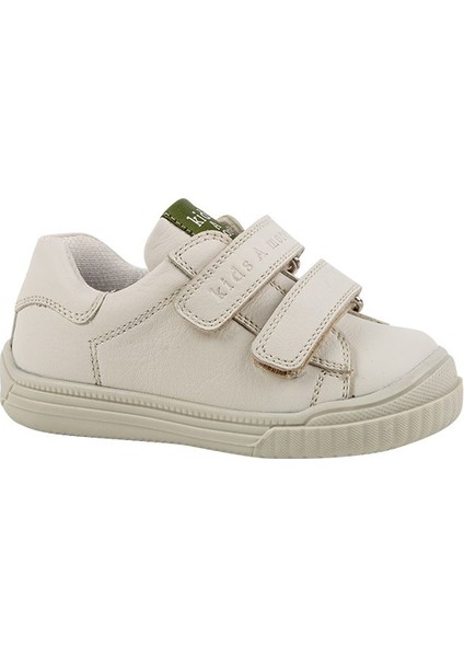 Dream Çift Cırtlı Deri Unisex Çocuk Ayakkabı Bej