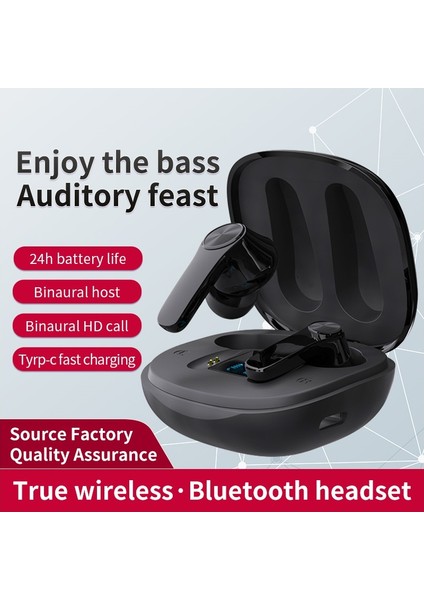 XT18 Tws Stereo Dijital Ekran Kablosuz Kulak Içi Kulaklık (Yurt Dışından)