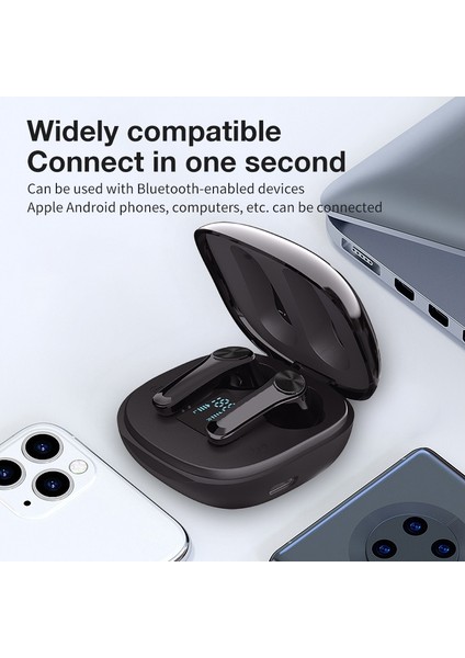 XT18 Tws Stereo Dijital Ekran Kablosuz Kulak Içi Kulaklık (Yurt Dışından)