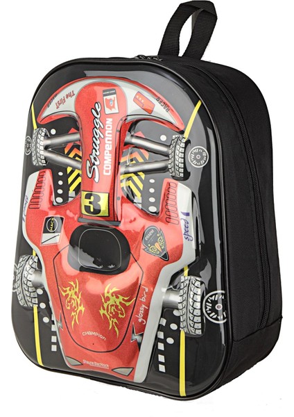 Anaokulu Çocuk Sırt Çantası Okul Çanta Struggle Araba Abs Ön Yüzey 5d