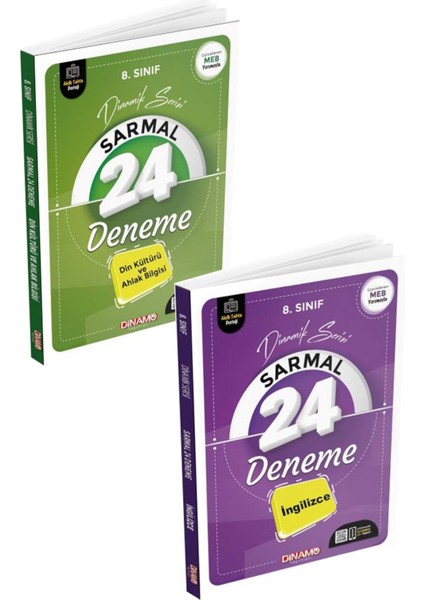 2022 8. Sınıf Din Kültürü, Ingilizce Sarmal Denemeler 2 Kitap