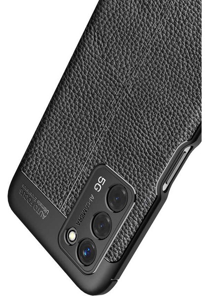 Oppo A55 5g Kılıf Deri Görünümlü Renk Atmayan Dayanaklı Silikon Kapak (Niss) modelleri