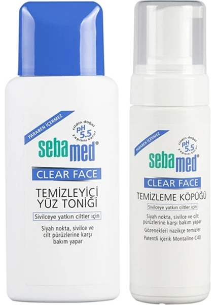 Temizleme Köpüğü 150 ml & Temizleyici Yüz Toniği 150ML