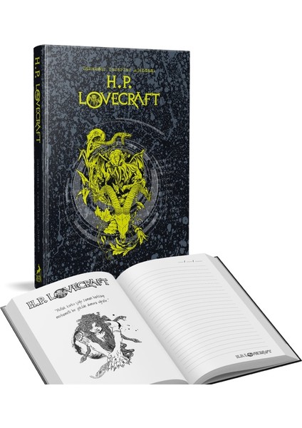 H. P. Lovecraft Süresiz Ajanda (Zamansız Yazarlar Serisi) (Ciltli) - Serdar Gökmen