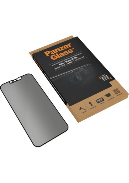 P2748 Apple iPhone 13/13 Pro Uyumlu Case Friendly Camslider Privacy Ab, Siyah Ekran Koruyucu fiyatları