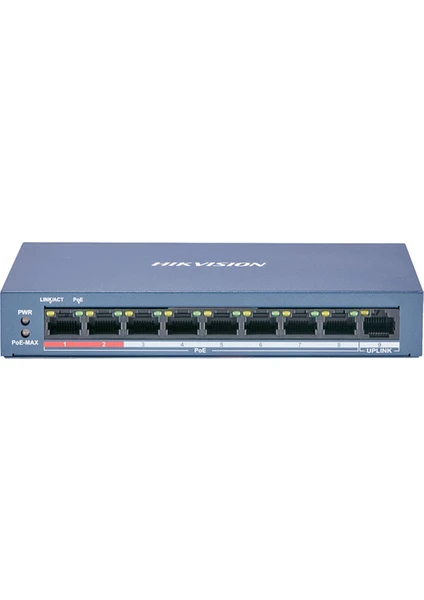 DS-3E0109P-E/M(B) 8 Port Fast Switch