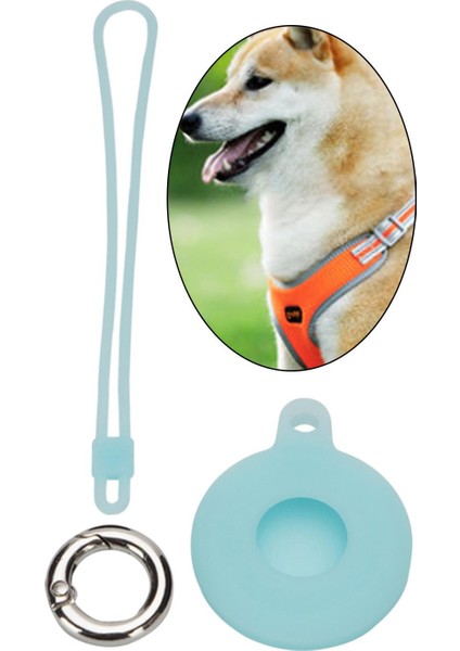 Taşıma Silikon Kılıf Kapak Apple Airtags Şok Emici Taşınabilir Kabuk Aydınlık Mavi (Yurt Dışından) fırsatları