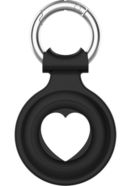 Konum Izci Yumuşak Silikon Kılıf Tutucu Apple Airtags 2021 Siyah (Yurt Dışından)