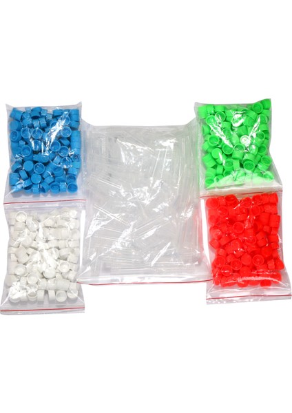 Cryo Tüp Mikro Santrifuj Tüp Kendinden Contalı Kapak "Nosteril" 1,5 ml. 100 Adet/Poşet