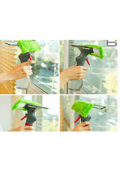 Spreyli Su Hazneli Mikro Fiber Cam Silme Mopu fırsatları
