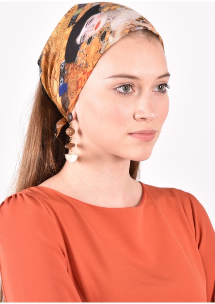 Gustav Klimt Desenli Bandana Fular fiyatları