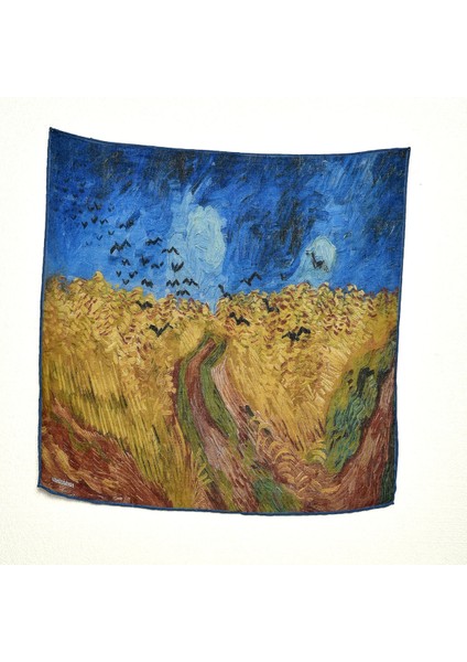 Van Gogh Desenli Bandana Fular