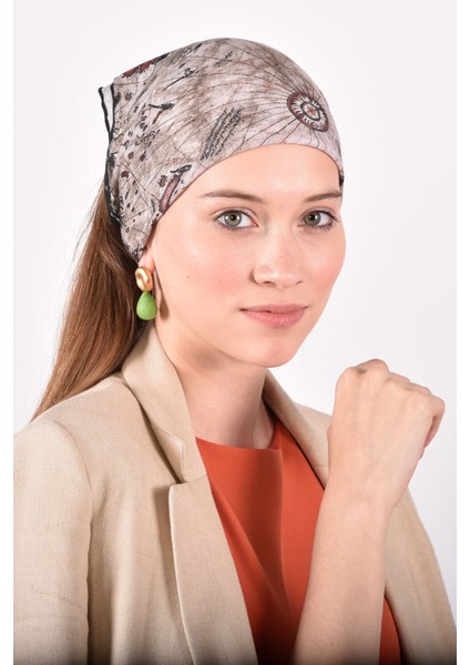 Piri Reis Desenli Bandana Fular