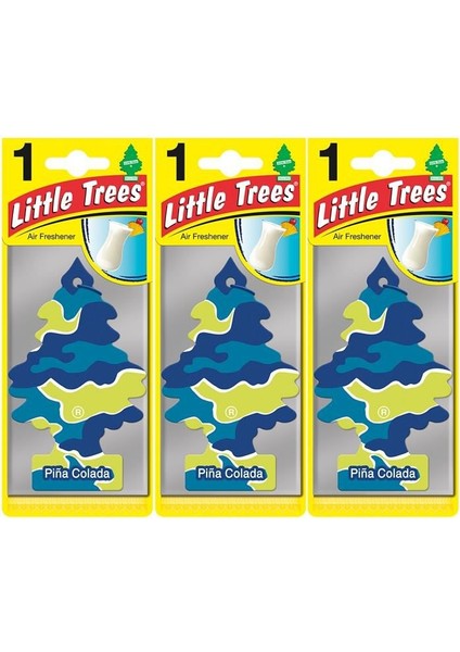 Little Trees Car Freshener Pina Colada Aromalı Araç Kokusu 3 Adet