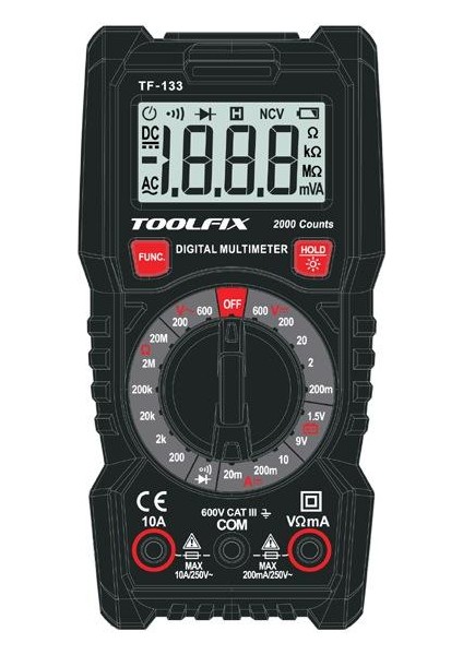 Tf 133 Dijital Ölçü Aleti - Toolfıx