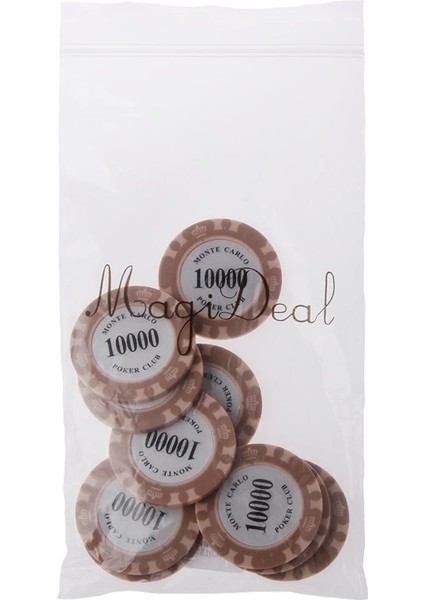 Magideal Pp Kil Casino Poker Chips Mahjong Kurulu Oyun Sayaçları 10000 Dolar (Yurt Dışından) fiyatları