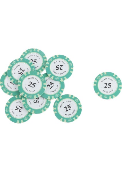 Magideal Pp Kil Casino Poker Chips Mahjong Kurulu Oyun Sayaçları 25 Dolar (Yurt Dışından)