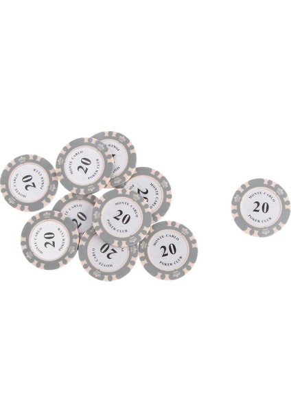 Magideal Pp Kil Casino Poker Chips Mahjong Kurulu Oyun Sayaçları 20 Dolar (Yurt Dışından)