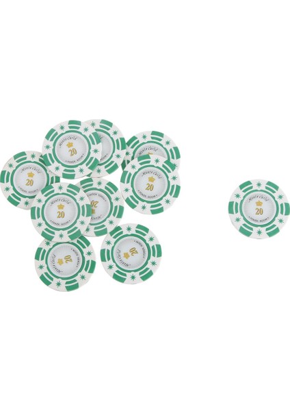 Magid Kil Casino Chips Poker Chips Mahjong Kurulu Oyun Sayaçları 20 Dolar (Yurt Dışından) fırsatları