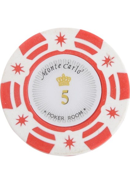 Magid Kil Casino Chips Poker Chips Mahjong Kurulu Oyun Sayaçları 5 Dolar (Yurt Dışından)