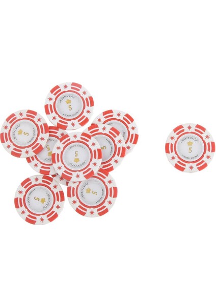 Magid Kil Casino Chips Poker Chips Mahjong Kurulu Oyun Sayaçları 5 Dolar (Yurt Dışından)