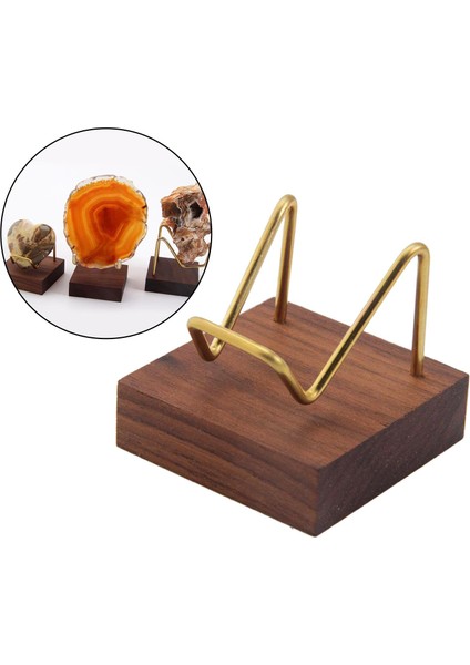 Metal Kol Ahşap Taban Ekran Taş Mineral Stil 01 Için Raf Standı Raf (Yurt Dışından) fiyatları