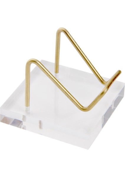 Ekran Standı Geode Fosil Mineral Kaya Kristal Akik Şeffaf Akrilik Standı Tutucu (Yurt Dışından)