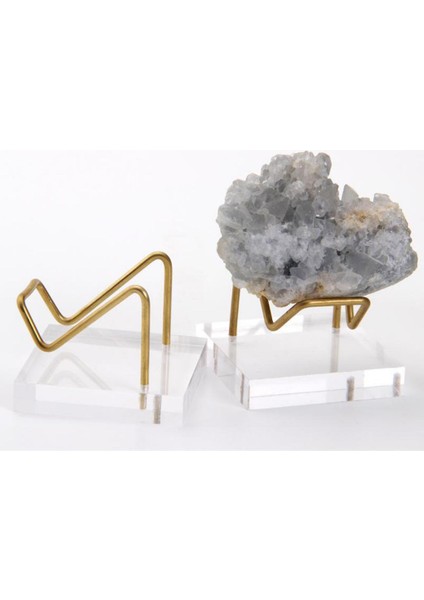 Ekran Standı Geode Fosil Mineral Kaya Kristal Akik Şeffaf Akrilik Standı Tutucu (Yurt Dışından) modelleri
