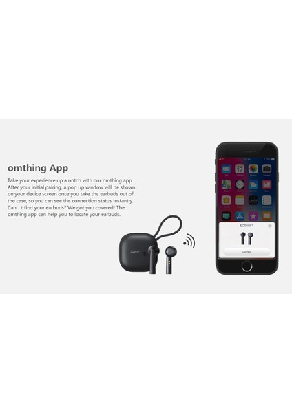 1more Omthing Airfree Pods Bluetooth Kulak Içi Kulaklık Beyaz