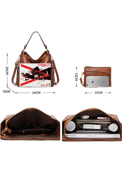 Kadın Omuz Çantası Büyük Tasarım Kadın Hobo Çanta (Yurt Dışından) modelleri