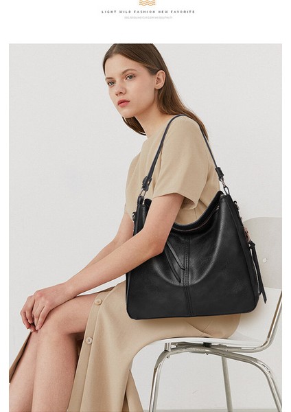 Kadın Omuz Çantası Büyük Tasarım Kadın Hobo Çanta (Yurt Dışından) fırsatları