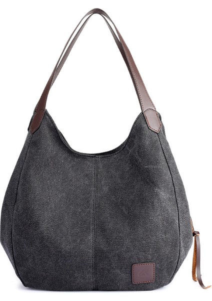 Fashion Smart Vintage Kadın Günlük Omuz El Tote Hobo Alışveriş Çantası (Yurt Dışından)