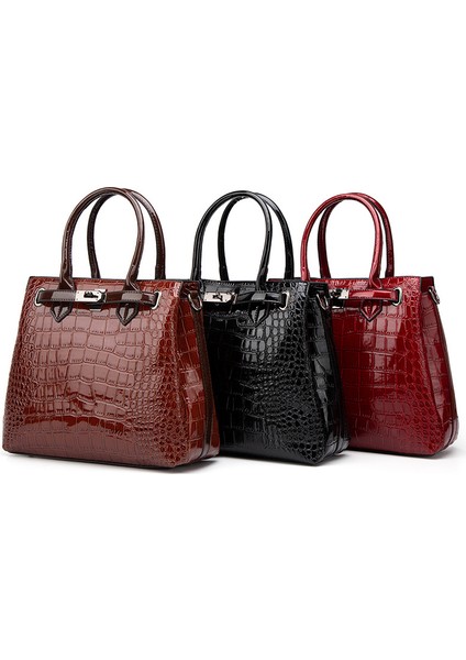 Siyah Dik Çift Fermuarlı Askılı Çanta (Yurt Dışından) fırsatları