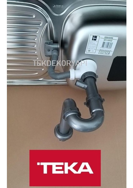 Ebm 45 Infant Od Gravi̇ty 45 Süzgeçli̇ Evye Si̇fonu