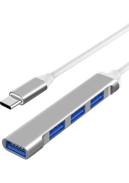 809-CC Macbook Uyumlu Type-C to 4* USB 3.0 Splitter 5 Gbps Çevirici Hub Adaptör