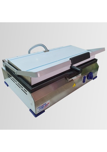 TE-7800 20 Dilim Döküm Elektrikli Sanayi Tipi Eko Tost Makinesi + Temizleme Fırçası