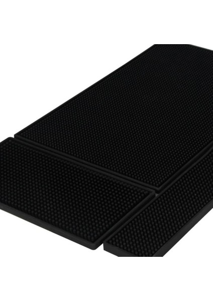 Siyah Pvc Bar Mat Kaymaz Isı Yalıtım Pad Yemek Lavabo Kahve Barları Için Hizmeti Damla Yalıtım Mutfak Yemek Masası Ev Dekorasyonu 30X60 cm (Yurt Dışından)