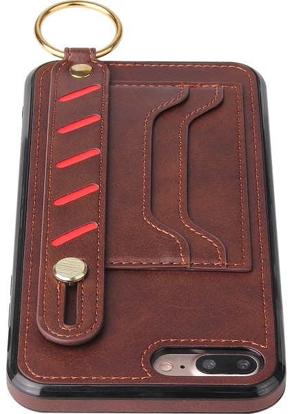Bileklik Cüzdan Kılıfı iPhone Se 2020/8/7 Kahverengi (Yurt Dışından) modelleri
