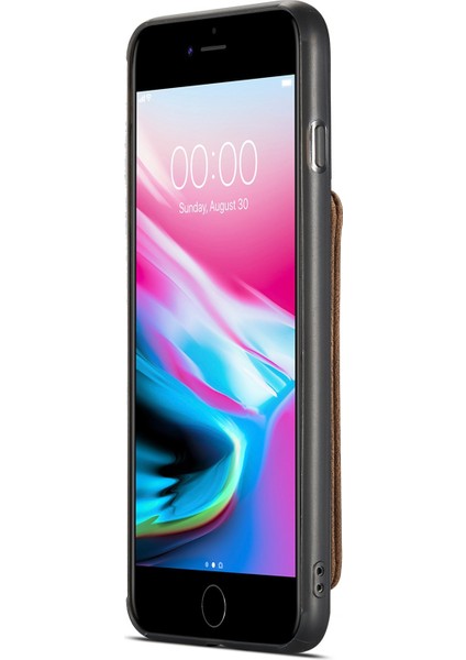 iPhone Se 2020/7/8 için Pu + Tpu Kılıf - Kahverengi (Yurt Dışından) modelleri