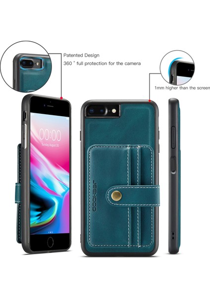 iPhone Se 2020/7/8 için Manyetik Pu + Tpu Kılıf - Mavi (Yurt Dışından) indirimleri