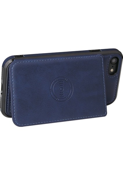 Buzağı Doku Telefon Kılıfı iphone Se 2020/8/7 Mavi (Yurt Dışından)