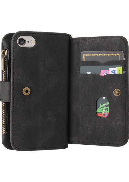 Cilt Hissili Pu + Tpu Kılıf Iphone Se 2020/8/7 Siyah (Yurt Dışından) fırsatları