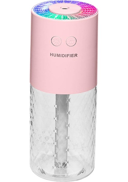 200 ml Taşınabilir LED Işıklı Mini Nemlendirici - Lacivert (Yurt Dışından)