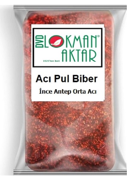 Lokman Aktar Ince Pul Biber Antep Orta Acı 50 gr