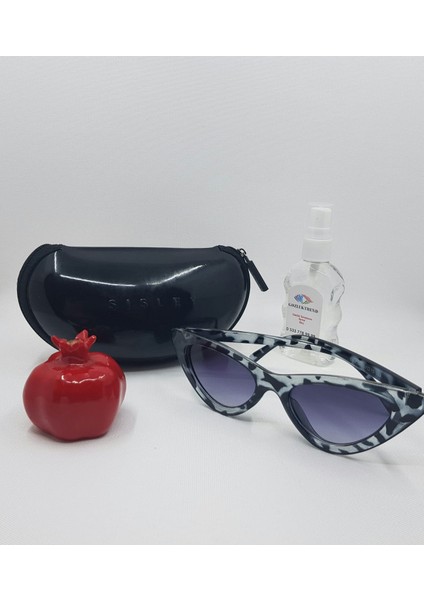 Leopar Cat Eye Güneş Gözlüğü
